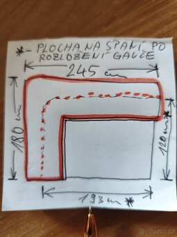 Rohová rozkládací sedačka - 3