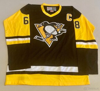 Hokejovy dres - pittsburgh penguins Jaromir Jagr, vyšívaný - 3