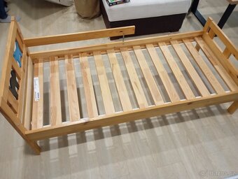 Dětská postel IKEA, pejsek a kocicka - 3