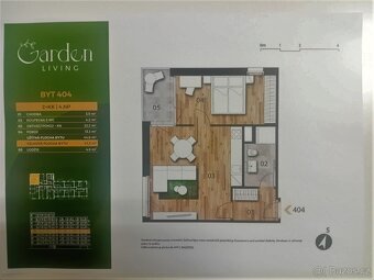 Nový byt 2+kk, balkon, Ocelkova ulice DV - 3