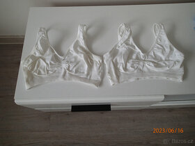 Dámské plavky, modrý set vel. 85B, 2x sportovní podprsenka - 3