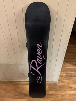 Prodám damské prkno RAVEN 143cm s vázáním Beany - 3