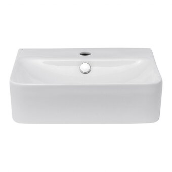 Umyvadlo Glacera Bigio 44x36 cm otvor pro baterii uprostřed - 3