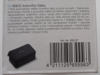 Měřič krevního tlaku - SANITAS - 3