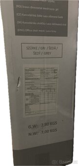 Dětská židle Unic Spot Luca šedá - 3