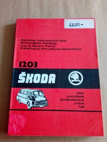 Škoda 1203 - katalog náhradních dílů + Dodatek - 3