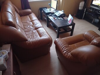 Kožená sedací souprava z pravé kůže - 3