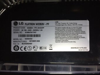 LG monitor W2353V-PF - 3