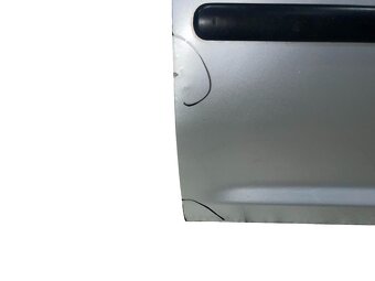 Levé přední dveře stříbrná metalíza LA7W VW Caddy 2k 2008 - 3