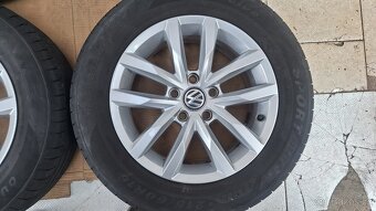 Alu kola VW 16" rozteč 5x112 pneu 215/60 R16 5mm Passat - 3