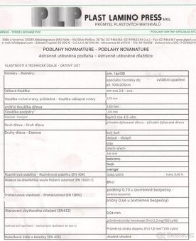 Vinylové podlahy - k lepení - 150,-Kč m2 odběr Prostějov - 3