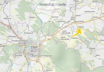 Prodej stavebního pozemku 4 248 m², Záhoří - Třešně - 3