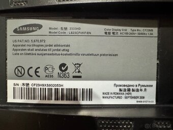 LCD monitor 23” Samsung SyncMaster 2333HD s dálkovým ovl. … - 3