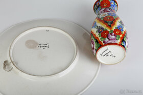 Ručně malovaná váza - lidový motiv - 3