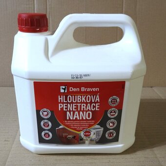 Penetrace hloubková NANO BAUFAN  a DEN BRAVEN 10 l - 3