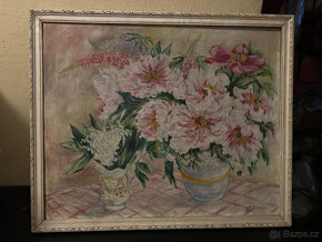 Starožitný obraz D. Čížkové - 3