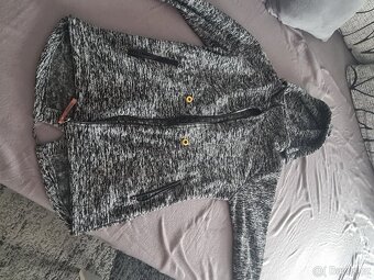 Dámský teplý bundokabatek, mikina s kapuci vel. L - 3