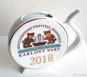 Originální porcelánové lázeňské pítko medvědi - 3