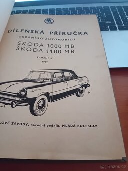 Dílenská příručka Škoda 1000MB, 1100MB - 3