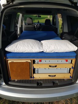 Obytná vestavba, camping box VW Caddy Maxi - 3