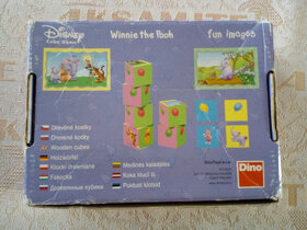 Dětské kostky Medvídek Pů - 3