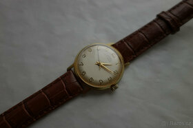 Staré,funkční,  pozlacené hodinky Prim-17 jewels - 3