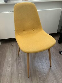 Hořčicově žlutá jídelní židle Kave Home Lissy - 3