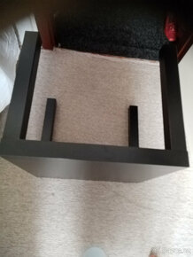 IKEA stolek LACK černý 55x55 cm - 3