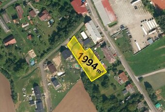 Prodej stavebního pozemku v obci Dřevěnice, 8 km od Jičína - 3