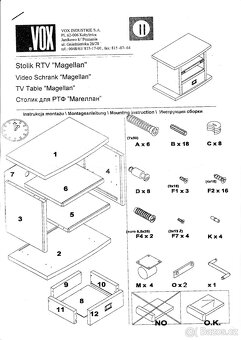 TV televizní stolek - 3