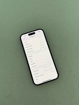 APPLE IPHONE 15 128GB ČERNÝ-ZÁRUKA - 3