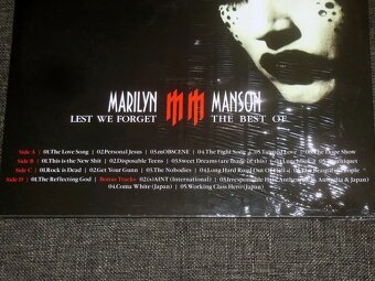 2LP Marilyn Manson - Lest We Forget -The Best Of (2004) NOVÉ - 3