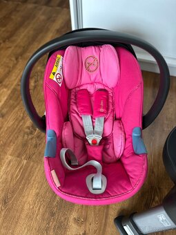 Autosedačka Cybex Aton M FANCY PINK + Base Aton M - 3