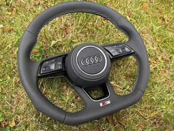 AUDI VOLANT ZKOSENY SPORTOVY + PADLA + AIRBAG - 3