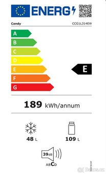 Lednice s mrazákem CANDY CCG1L314EW - 3