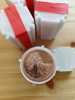Investiční Měděná mince 1 unce - Liberty - 3