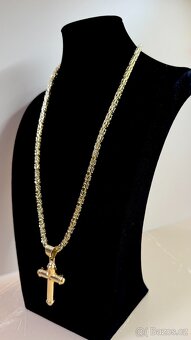 zlatý řetízek kralovsky vzor 14k 585/1000 105,33g - 3