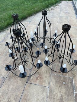 Rustikální lustry 4ks - 3