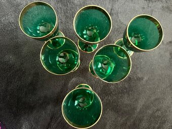 Sklenice zelené Crystalex - 3