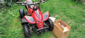 Nová červená dětská čtyřkolka 50ccm Dragon - 3