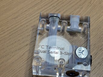 EK-FC Terminal Dual Serial 3-Slot EKWB pro SLI - 3