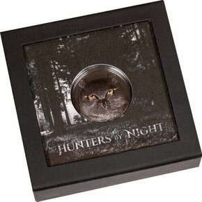Stříbrná mince 5 oz Hunters by Night – Výr velký 2021 SLEVA - 3