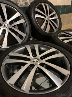 Alu kola Škoda R17 5X112 LETNÍ PNEU 225/45 R17 100% Vzorku - 3