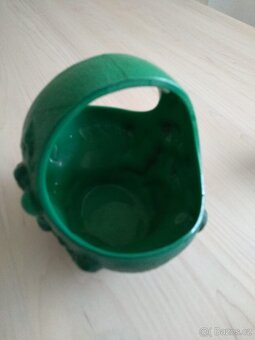 Malachytové (Jade) sklo - 3ks - 3