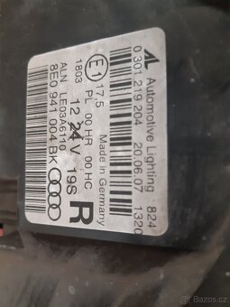 přední světlomety audi 4 typ B7 - 3