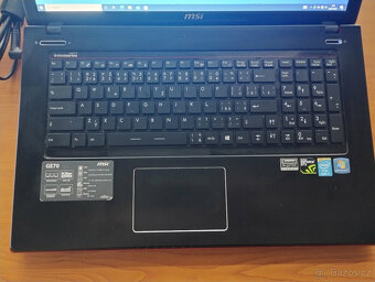 herní notebook MSI GE70 + zdroj a nová baterie (3hod) - 3