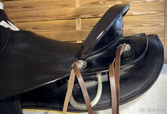 Westernové sedlo 16) černé Wade SLEVA 15% - 3