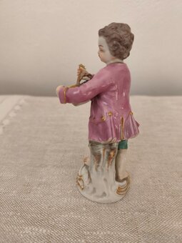 Meissen míšeň chlapec porcelánová soška 13 cm - 3