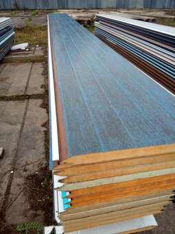 PUR panely venkovní - 4-6m délka - 3