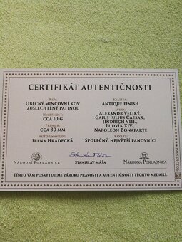 Panovníci, kteří změnili svět - pamětní medaile - 3